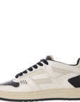 Represent Men's Reptor Mid Trainers in White/Black