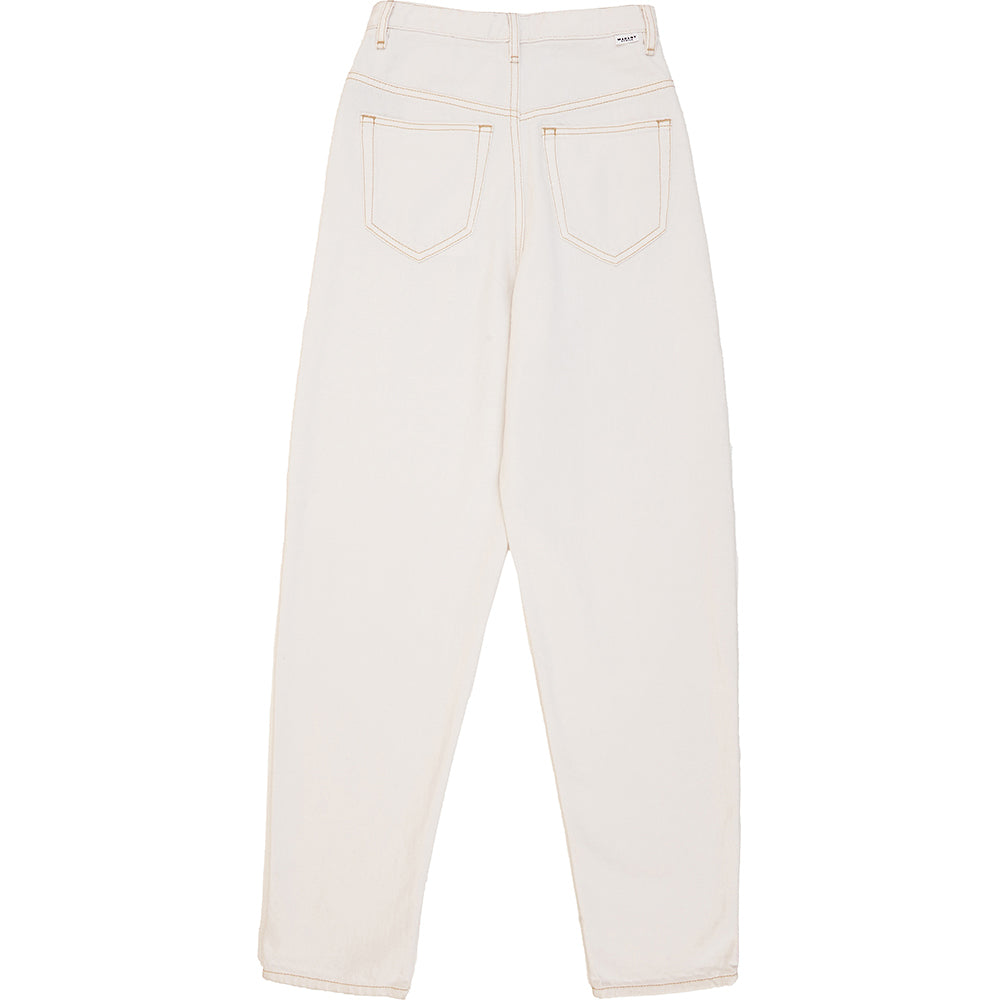 Womens Isabel Marant Etoile Wide Leg Jeans In White