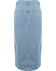 Isabel Marant Etoile Womens Vandy Denim Bttn Thru Midi Skirt - Gb