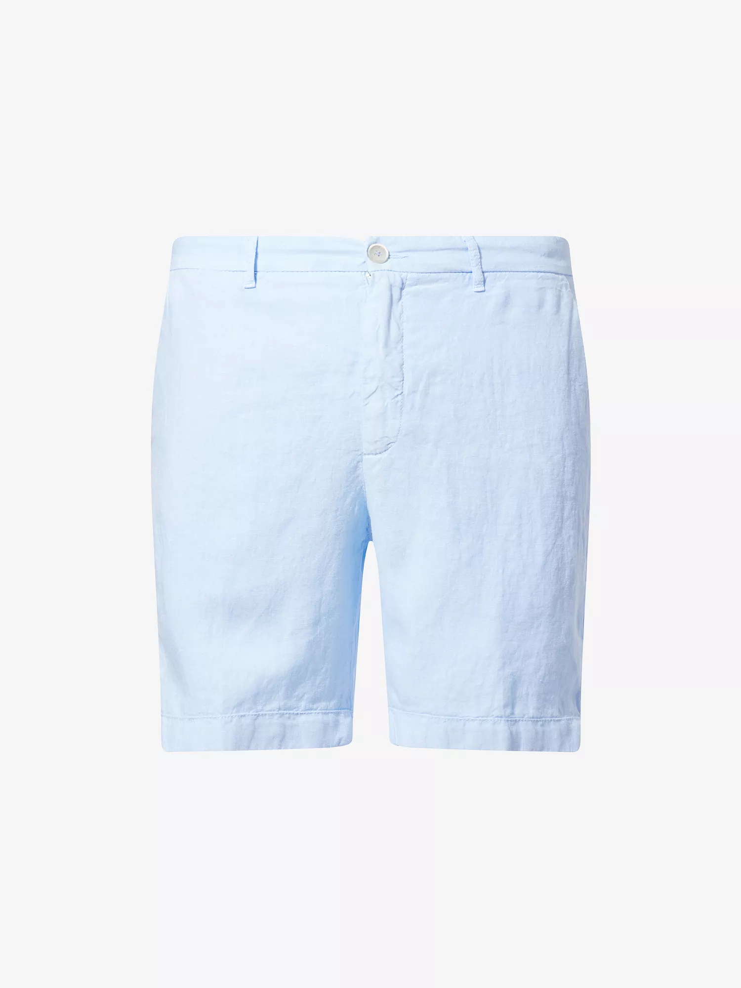 Mens 120 Lino Casual Shorts In Light Blue