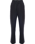 Lanvin Mens Wool Mohair Elasticated Belt Suit Trousers in Black