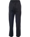 Lanvin Mens Wool Mohair Elasticated Belt Suit Trousers in Black