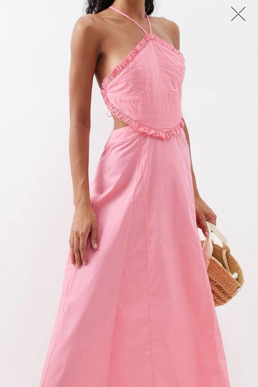 Womens Bird & Knoll Long Sun Dresses In Pink