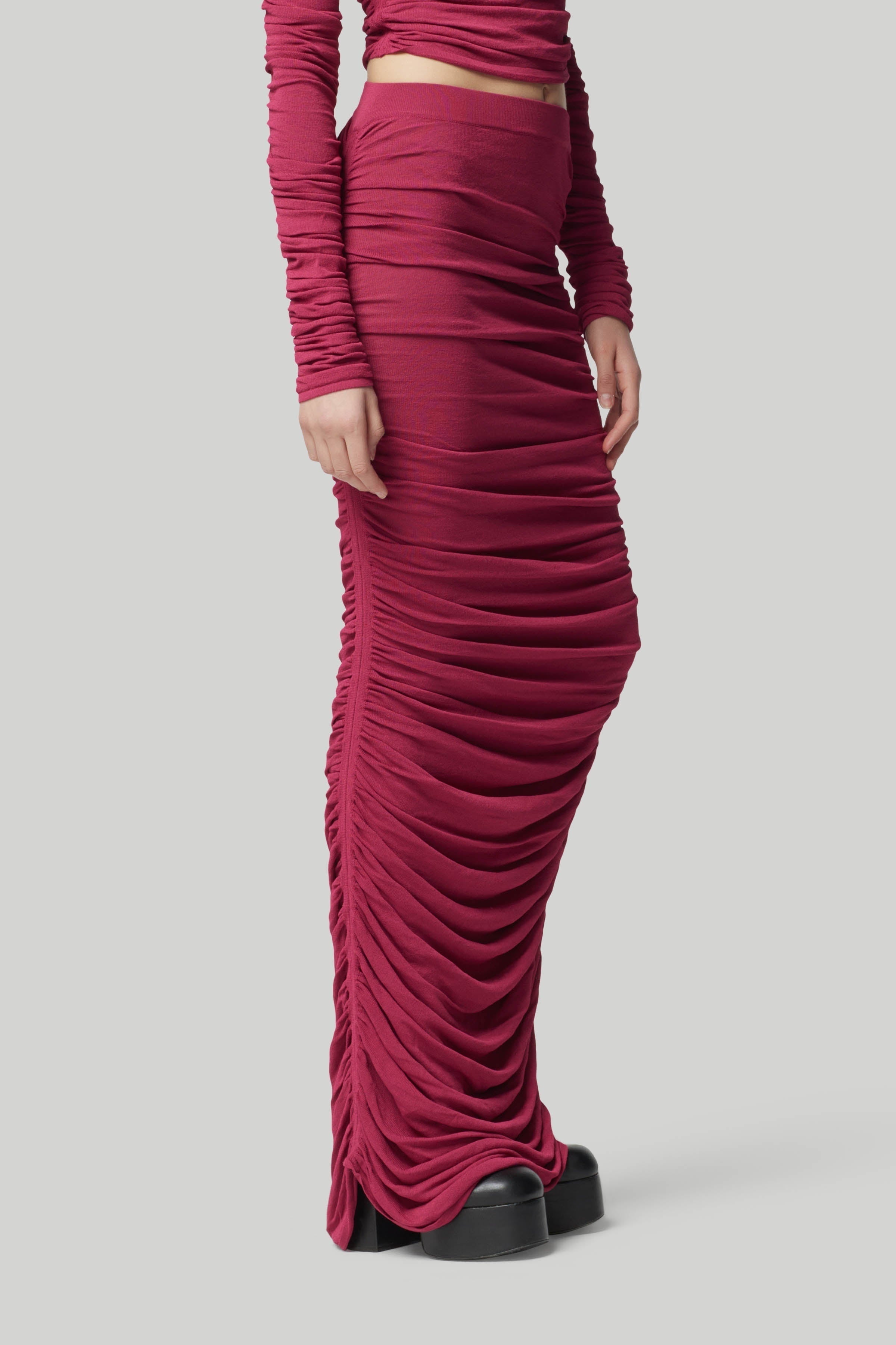 Womens Altuzarra Long Skirts In Dark Pink