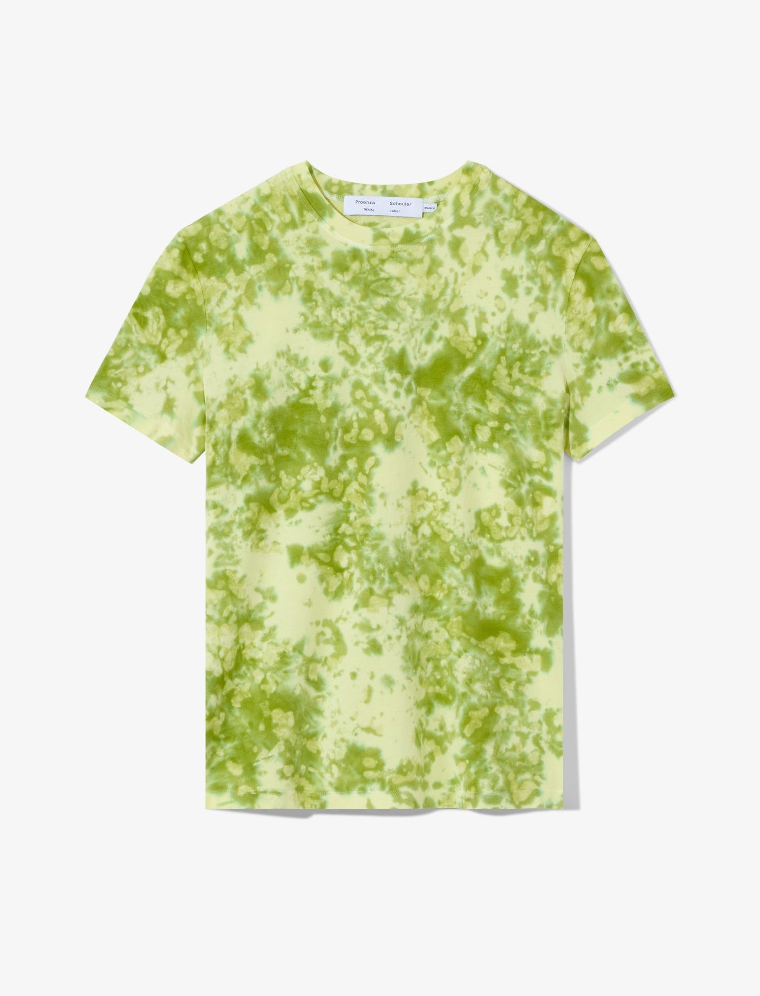 Womens Pswl Short Sleeve T-Shrts In Green White
