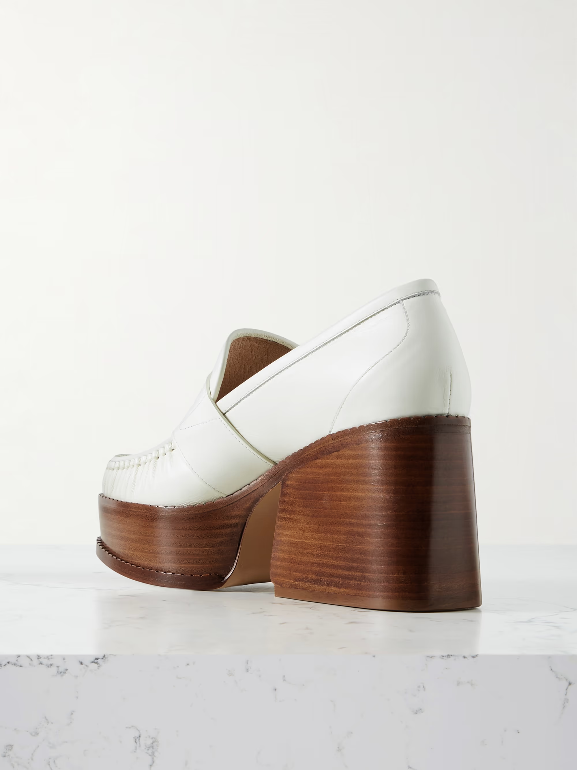 Womens Gabriela Hearst Flatforms In Cream