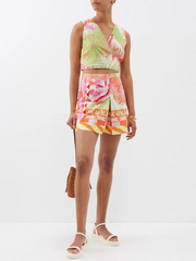 Womens Le Sirenuse Positano Casual Shorts In Pink Print