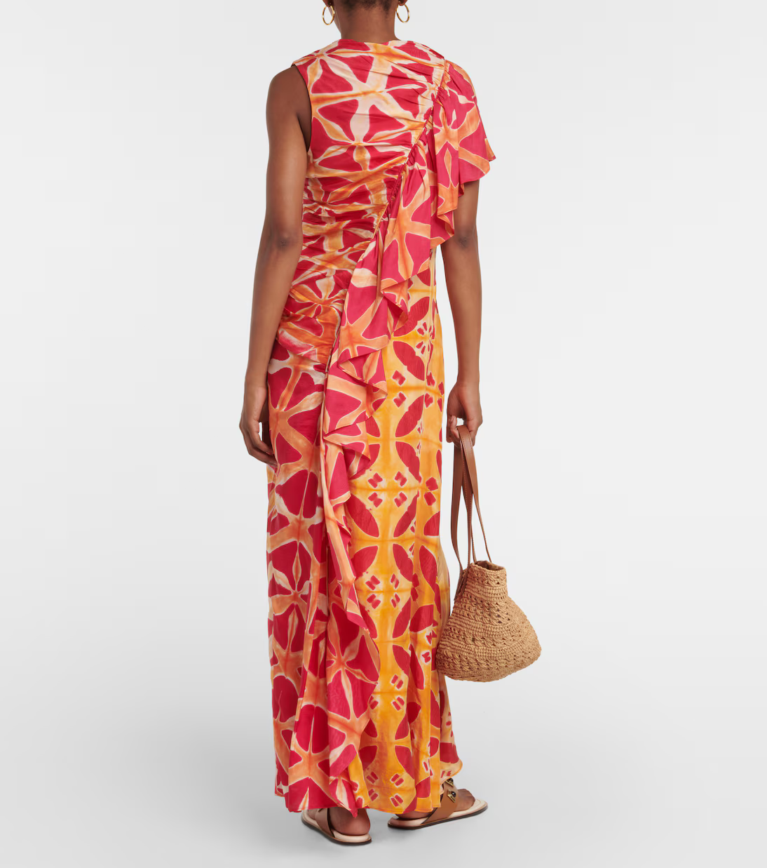 Womens Ulla Johnson Occasion Dress In Pink Orange