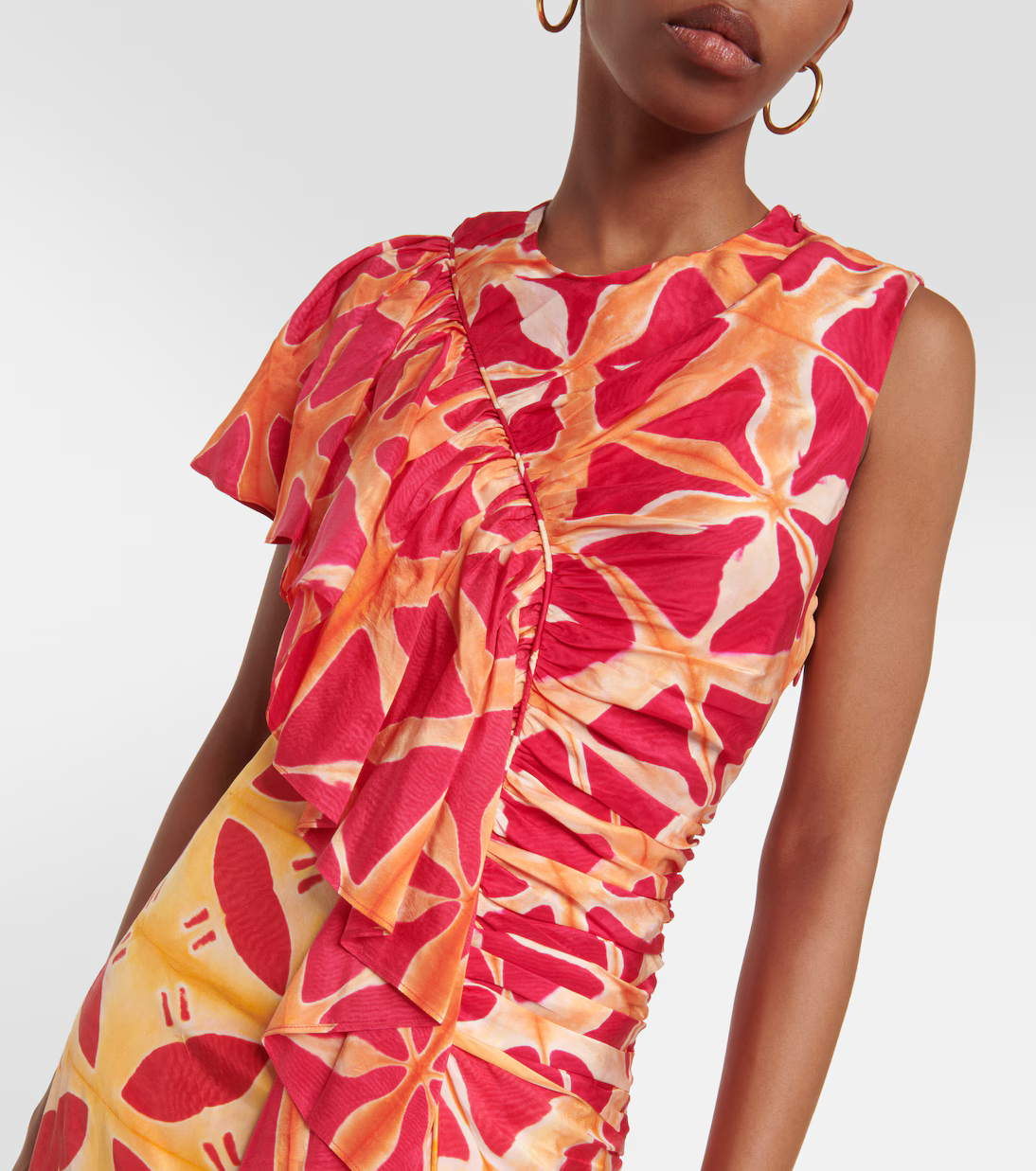 Womens Ulla Johnson Occasion Dress In Pink Orange