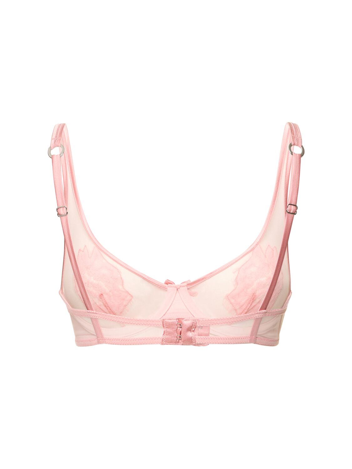 Womens Fleur Du Mal Demi Cup Bras In Light Pink