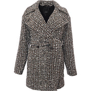 Joseph Womens Clery Wool Tweed Short Coat in Multicoloured