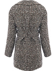 Joseph Womens Clery Wool Tweed Short Coat in Multicoloured