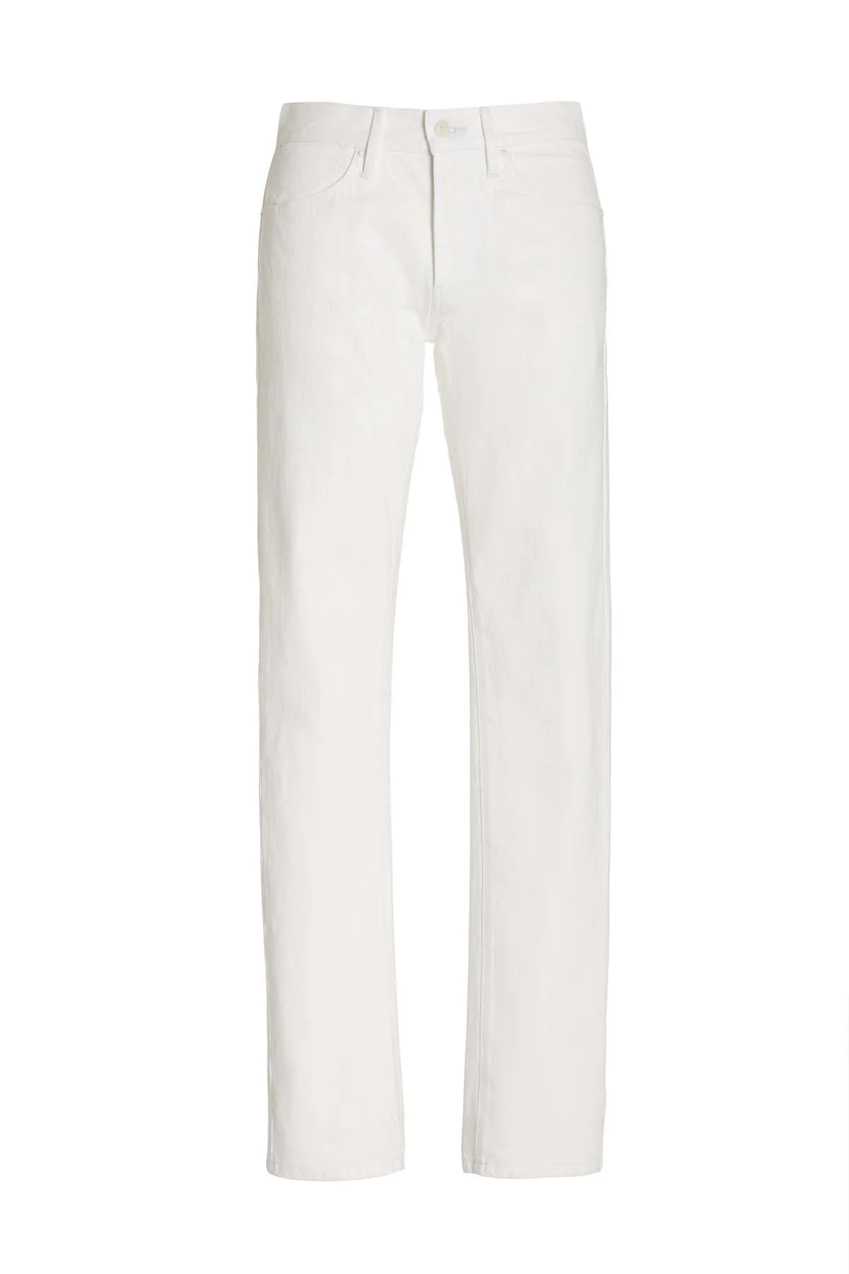 Mens Gabriela Hearst Casual Trousers In Whote