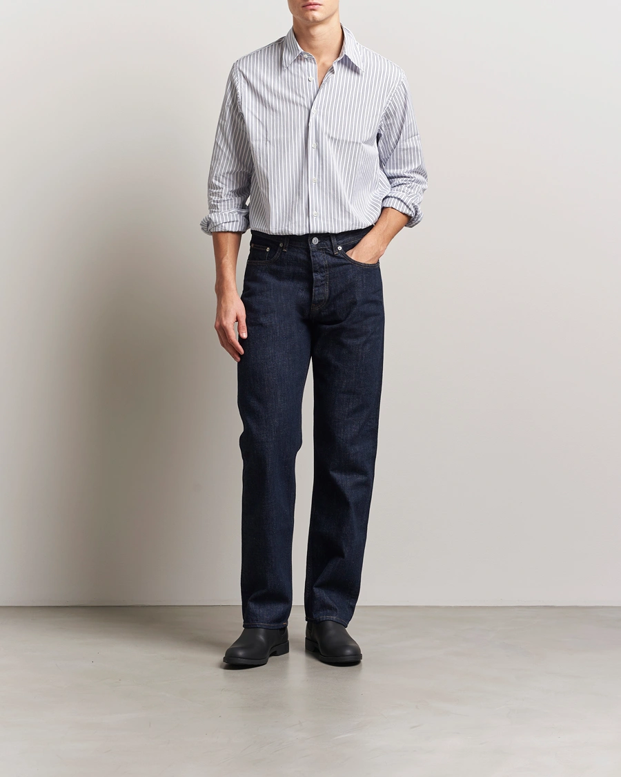 Mens Sunflower Straight Jeans In Blue