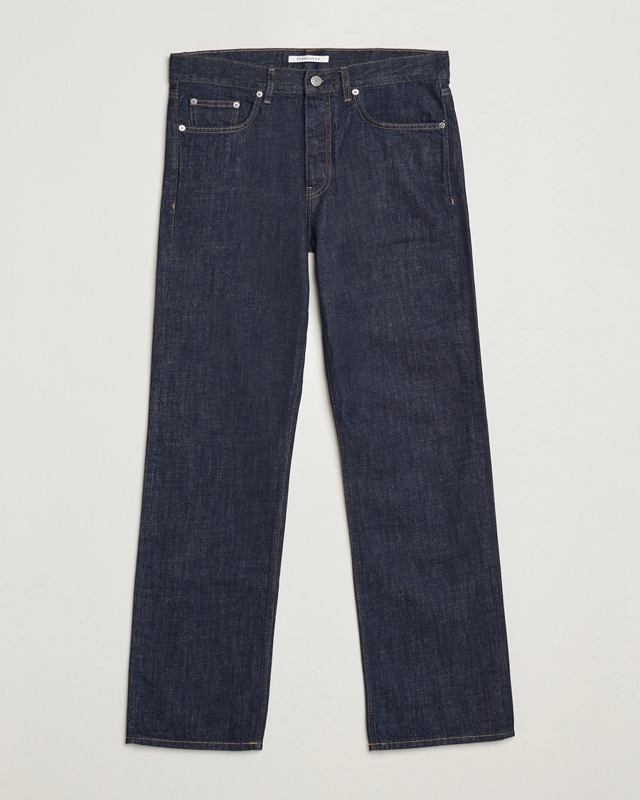Mens Sunflower Straight Jeans In Blue