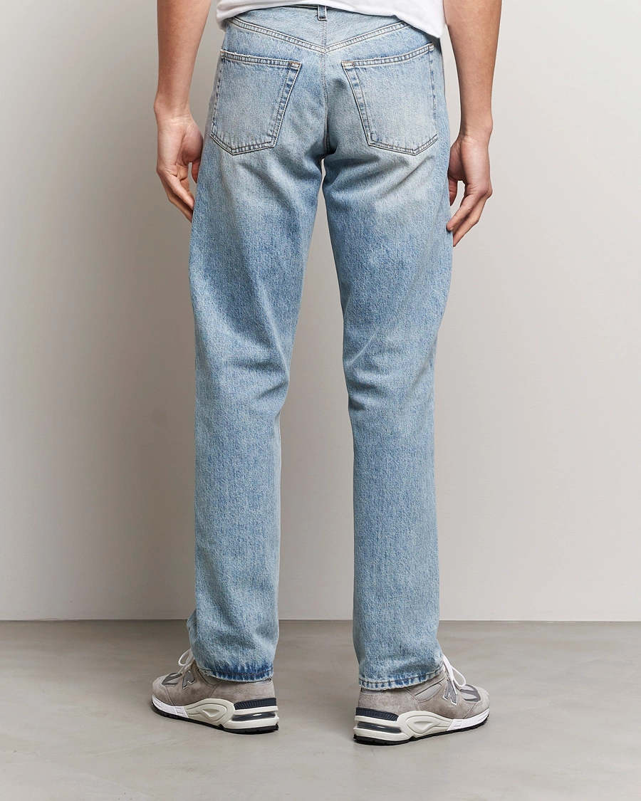Mens Sunflower Straight Jeans In Light Blue