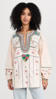 Womens Fortela Tunics In Cream Multi