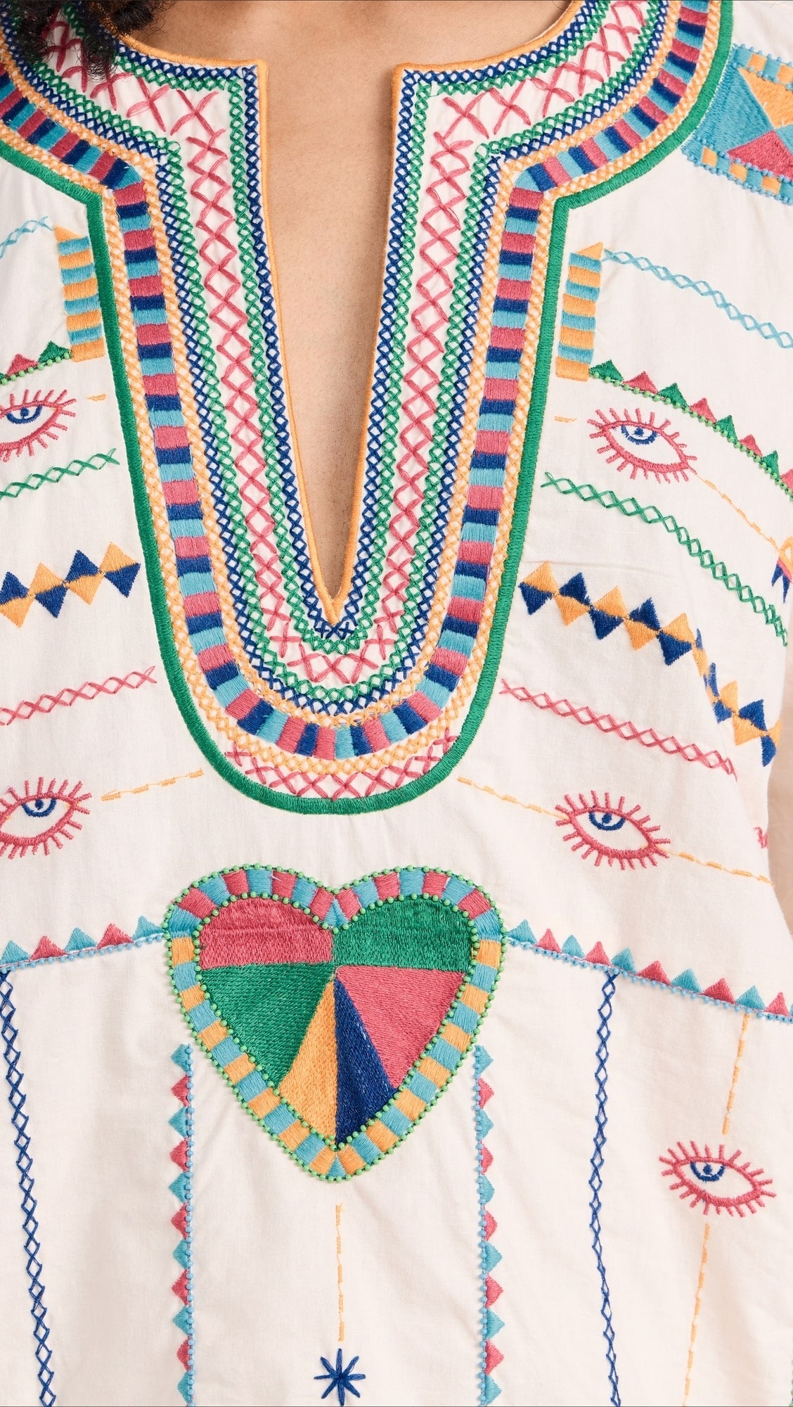 Womens Fortela Tunics In Cream Multi