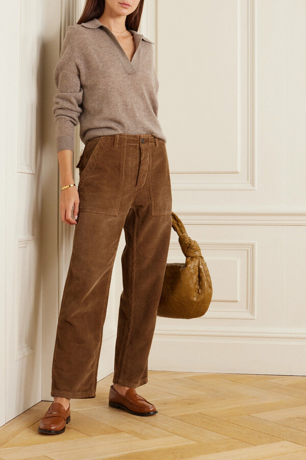 Womens Fortela Relaxed Trousers In Brown