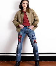 Womens Fortela Straight Jeans In Blue