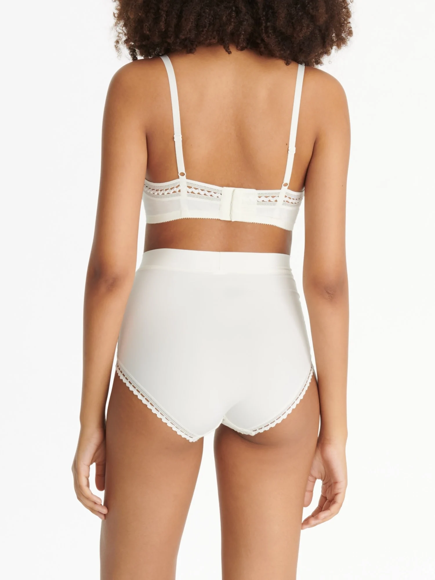 Womens Eres High Waisted Briefs In White