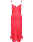 Eres Womens Colorama Ivresse Silk Satin Long Slip Dress In Pink