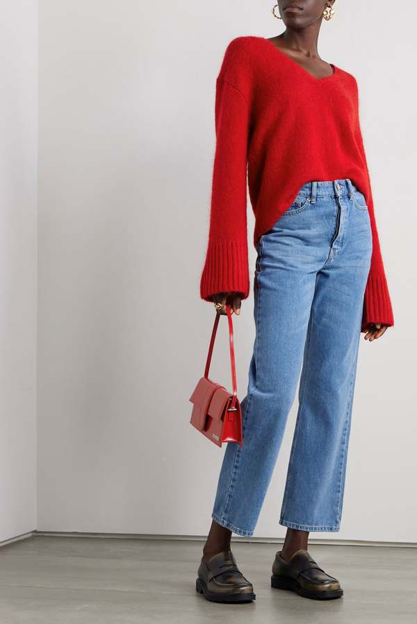 Womens By Malene Birger Straight Jeans In Blue