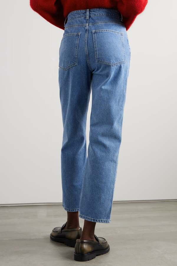 Womens By Malene Birger Straight Jeans In Blue