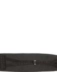 Lanvin Mens Silk Cummerbund in Black/Silver