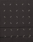 Lanvin Mens Silk Cummerbund in Black/Silver