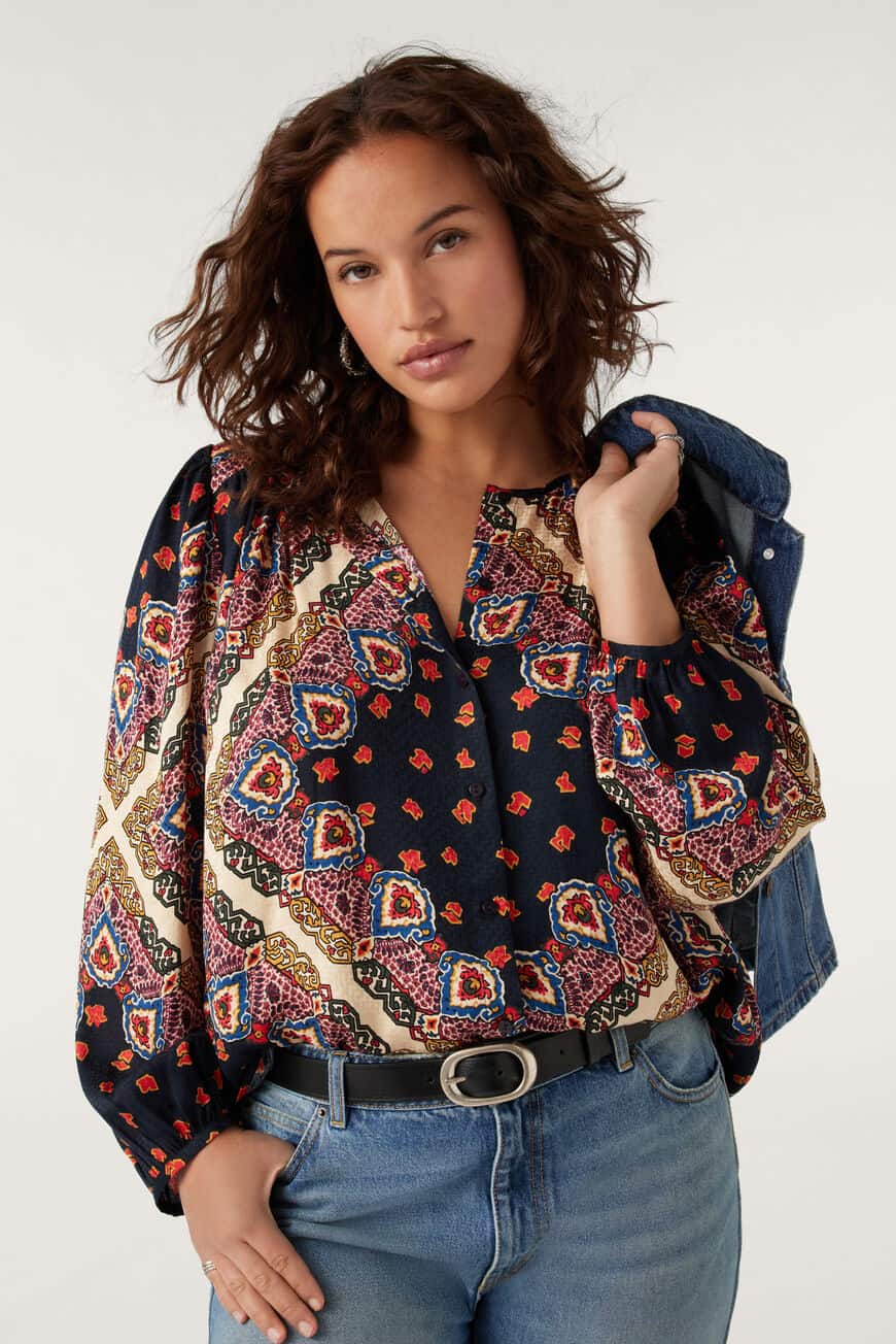 Womens Bash Casual Shirts In Navy