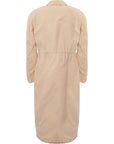 Futura Womens 4 Waxed Cotton Long Trench W Oversized Pockets