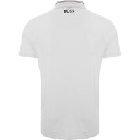 Hugo Boss Mens White Paddytech Crewneck Tee