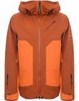 J.Lindeberg Mens Aerial Blocked Pro Jacket in Orange