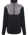 Ostrya Mens Rove Half Zip Fleece in Black/Grey