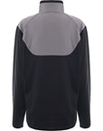 Ostrya Mens Rove Half Zip Fleece in Black/Grey