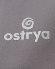 Ostrya Mens Rove Half Zip Fleece in Black/Grey