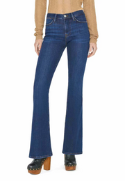 Womens Frame Denim Bootcut Jeans In Blue