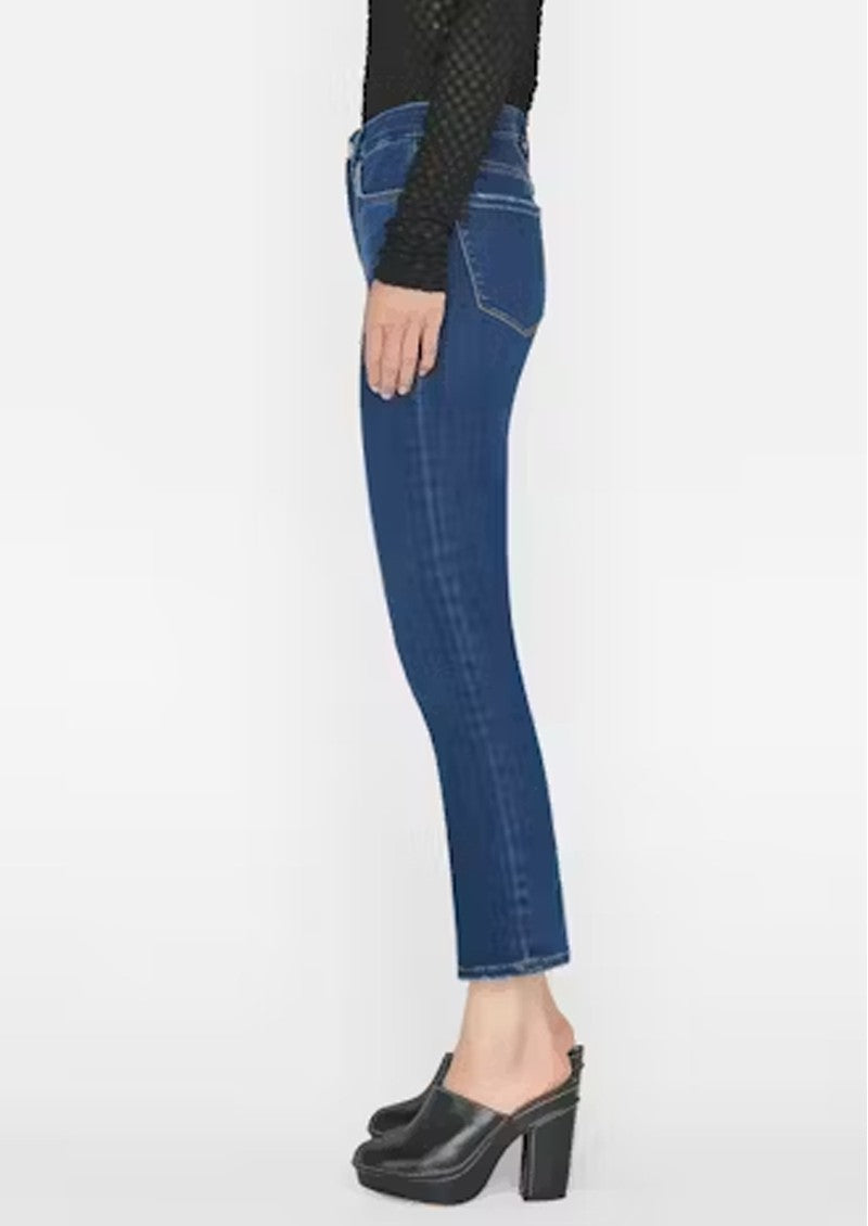 Womens Frame Denim Cropped Jeans In Blue