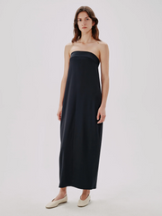 Womens Another Tomorrow Long Day Dresses In Black