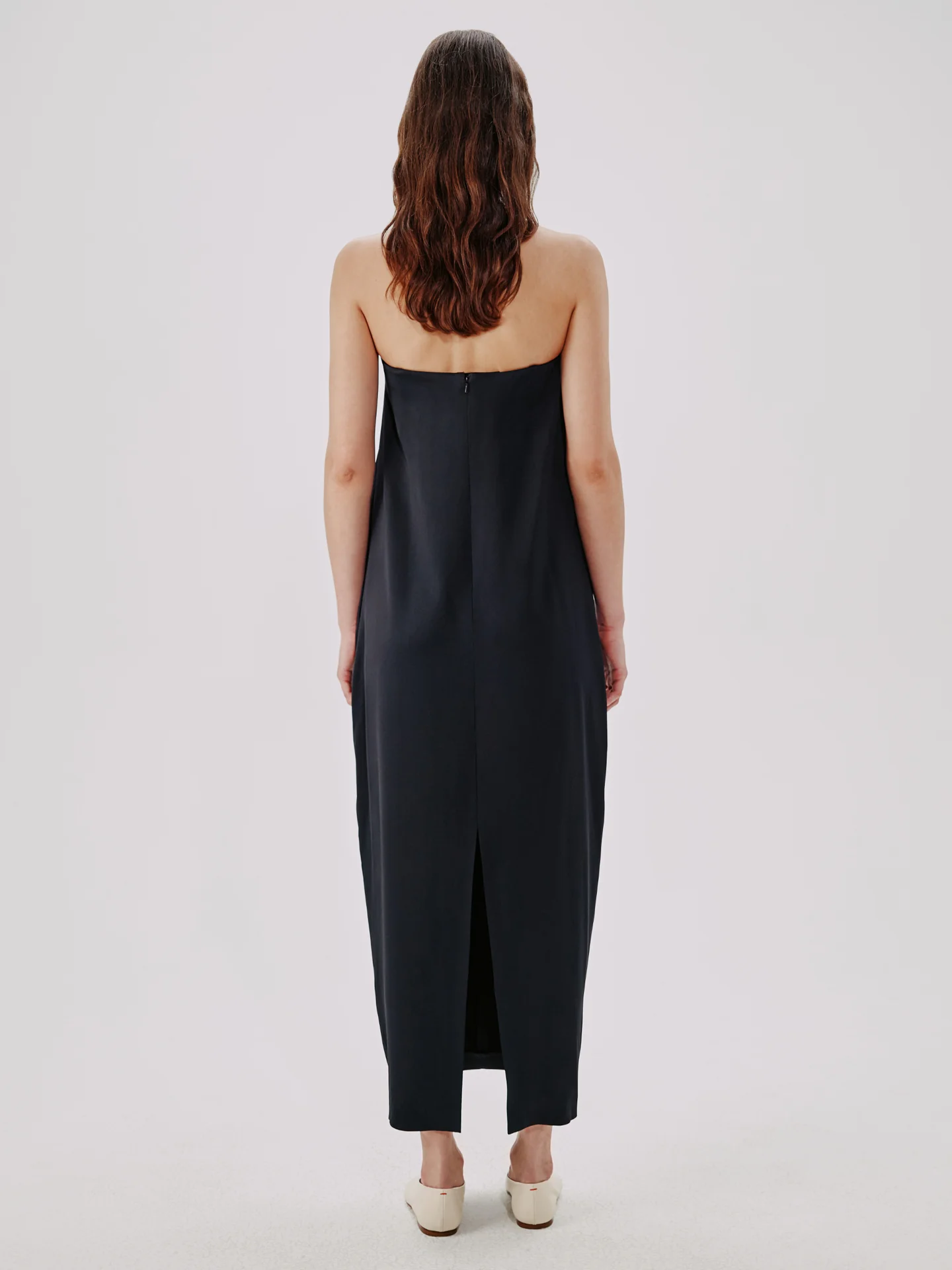 Womens Another Tomorrow Long Day Dresses In Black