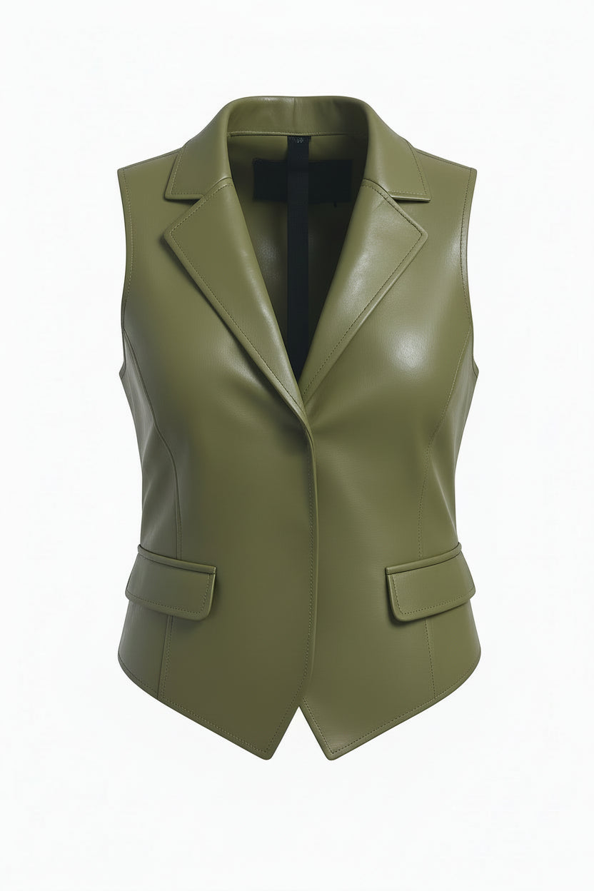 Womens Norma Kamali Waistcoats In Green