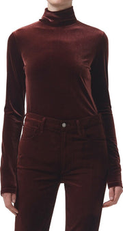 Womens Agolde Evening Tops In Brown