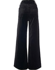 Citizens Of Humanity Womens Paloma Velvet Baggy Trousers in Black