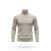Mens Thom Sweeney Roll Necks In Beige