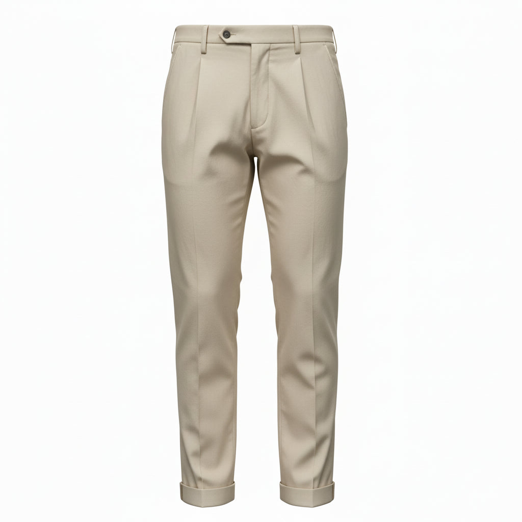 Mens Thom Sweeney Chinos In Beige