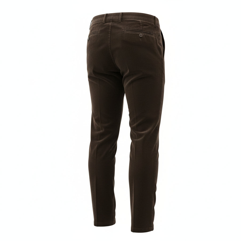Mens Thom Sweeney Chinos In Brown