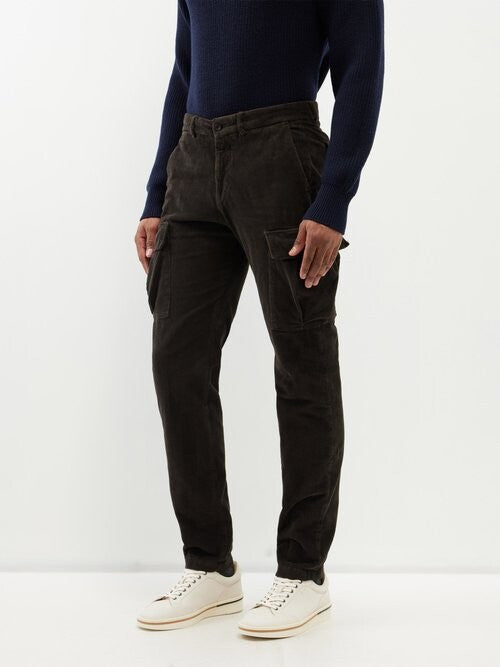 Mens Thom Sweeney Cords In Brown