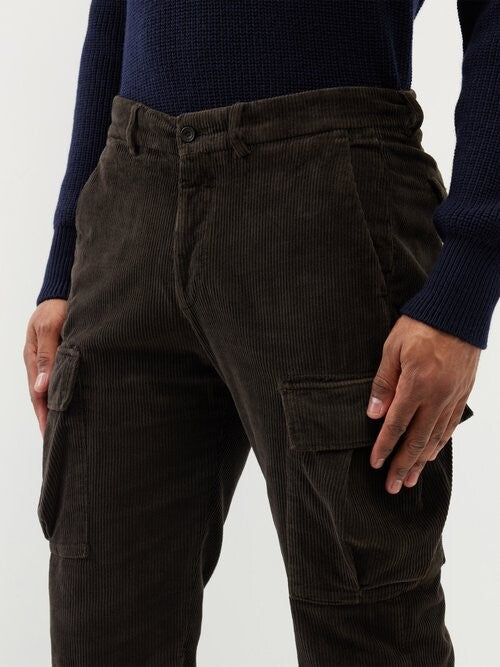 Mens Thom Sweeney Cords In Brown
