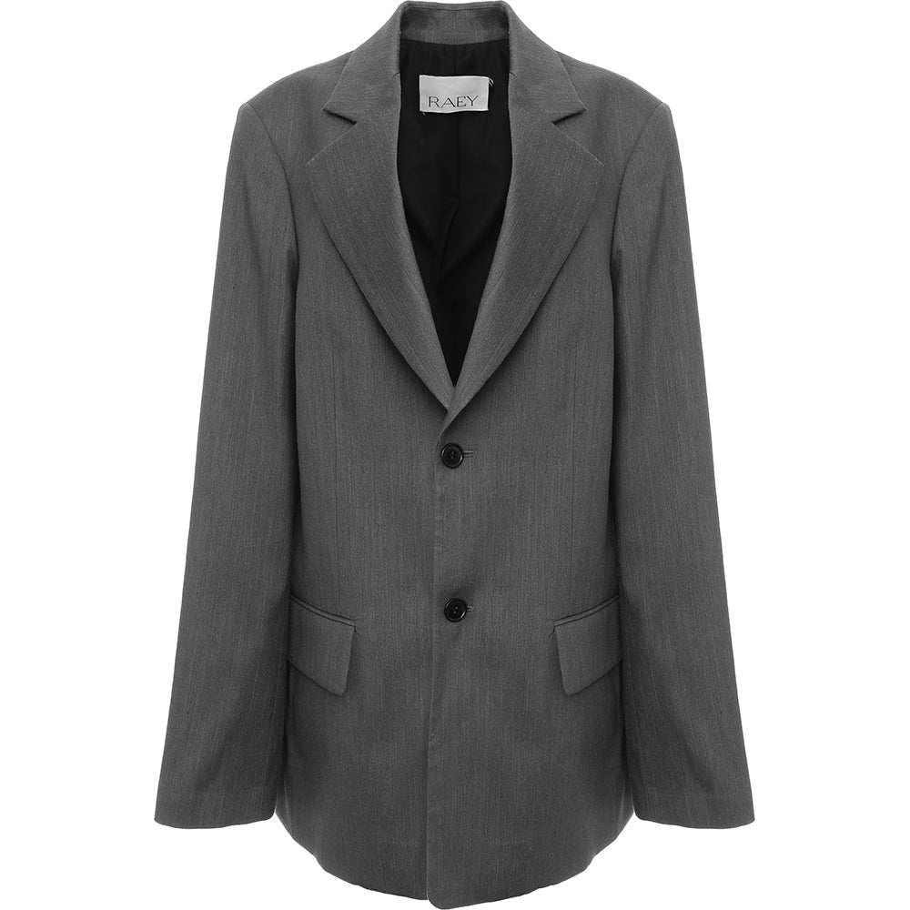 RAEY Womens Sb Slubby Jacket in Grey